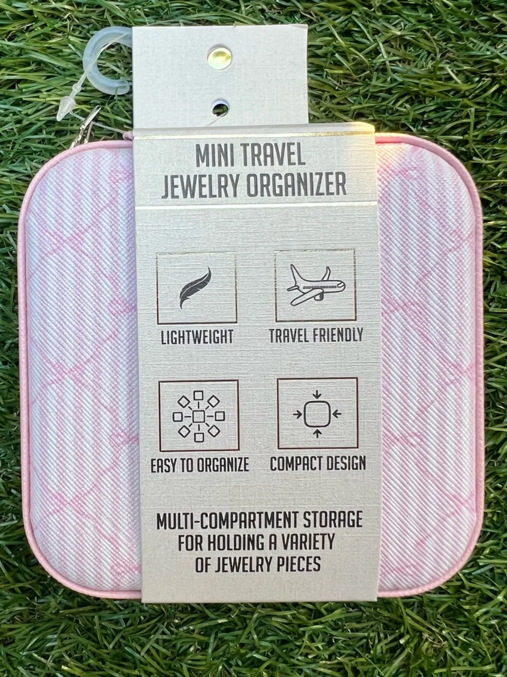Pink Bow Coquette Girl Mini Jewelry Travel Box